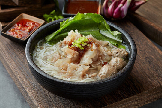 牛筋拼牛肉丸粿條粉絲