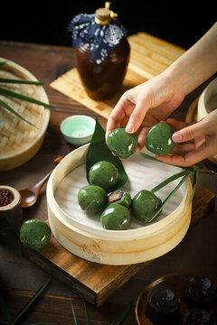 農(nóng)家自制青團