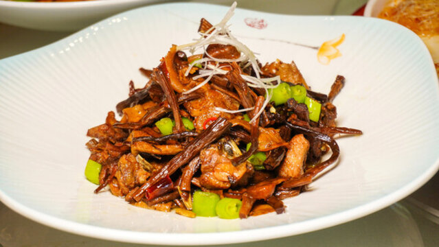 茶樹菇炒雞肉