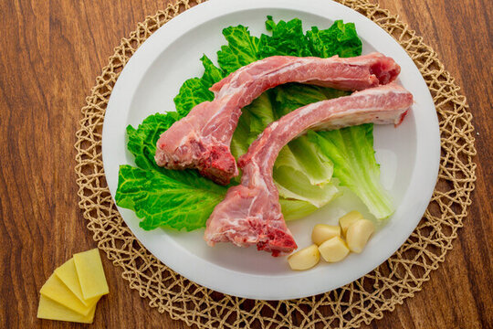 蘿卜排骨湯食材