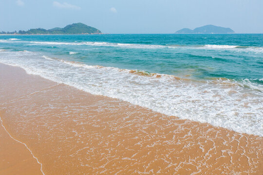海洋沙灘海浪背景