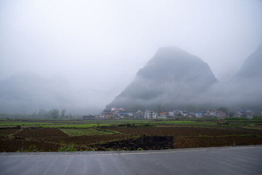 煙雨鄉(xiāng)村農(nóng)村