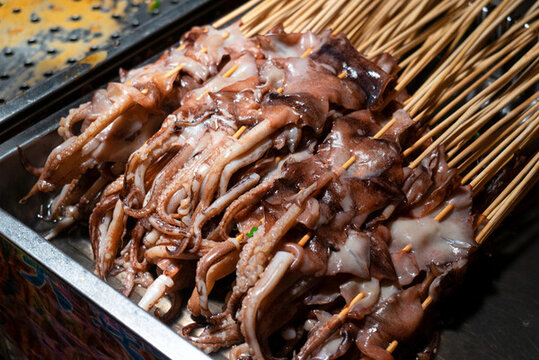 生魷魚串