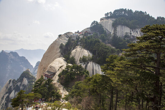 華山南峰南天門景區(qū)景觀
