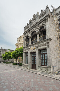北京前門大街的復(fù)古建筑