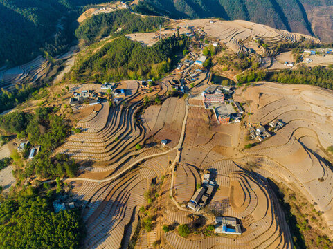 烏蒙山山區(qū)航拍
