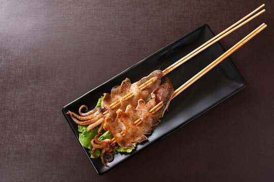烤魷魚(yú)