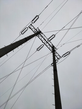 電線桿與電線