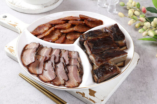 四川臘肉三拼