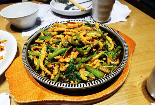 香辣肉絲