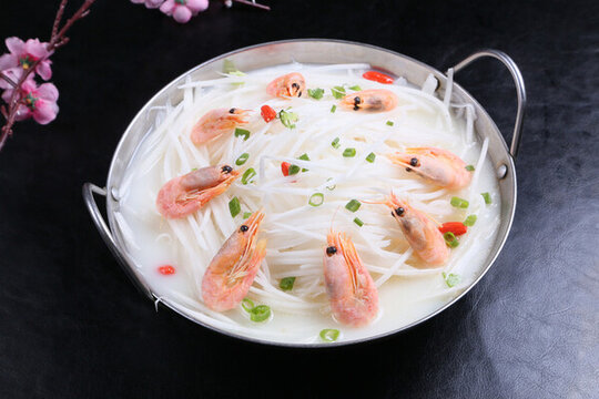 鮮蝦蘿卜絲湯