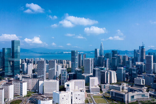 深圳南山粵海街道全景