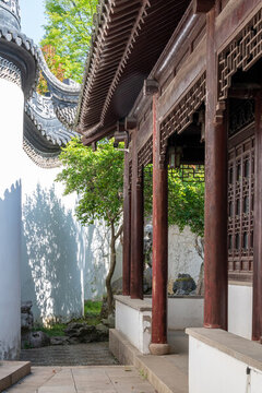 古典園林建筑長(zhǎng)廊