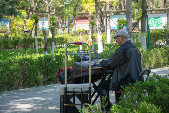 公園一角