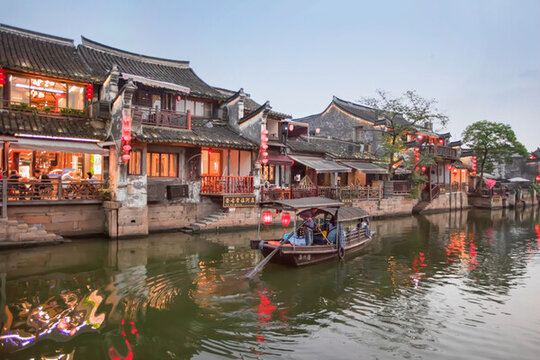 西塘古鎮(zhèn)夜景
