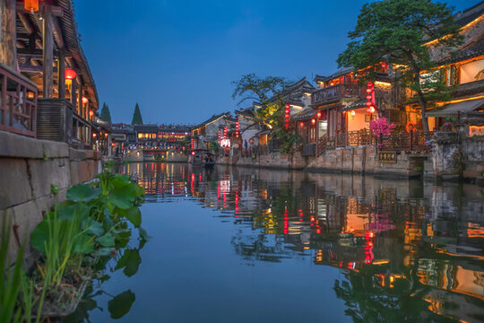 西塘古鎮(zhèn)夜景
