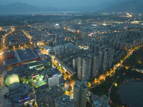 眉山市夜景