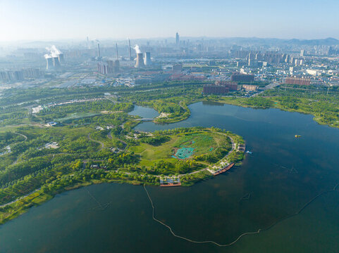 濟南華山和華山湖濕地公園