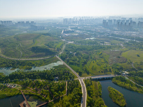 濟南華山和華山湖濕地公園