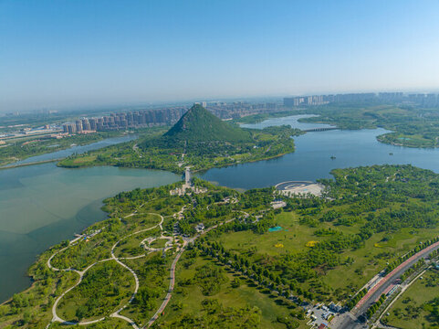 濟(jì)南華山和華山湖濕地公園