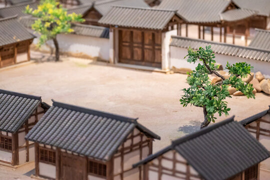 古典建筑微縮模型