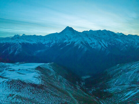 子梅埡口觀看貢嘎雪山