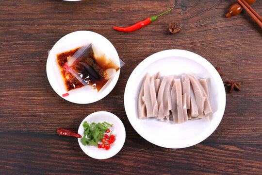 山西美食碗托灌腸