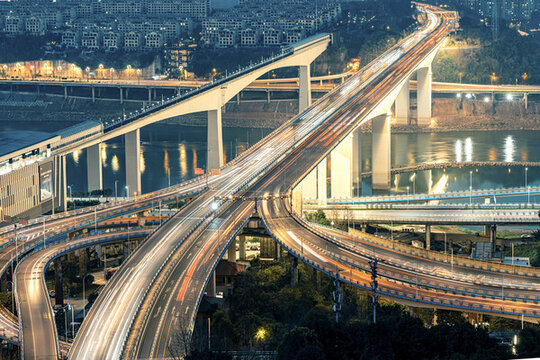嘉華大橋夜景