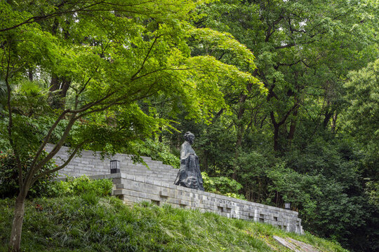 南京清涼山公園駐馬坡