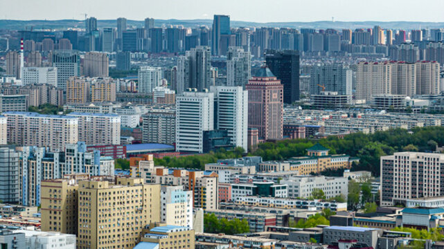 中國長春城區(qū)建筑景觀