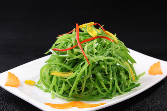 荷蘭豆拌雙菊