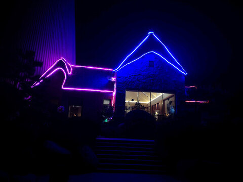 農(nóng)村夜景