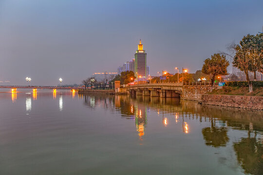 宜興世紀(jì)大橋夜景