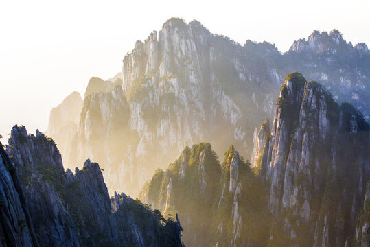 黃山群山風景