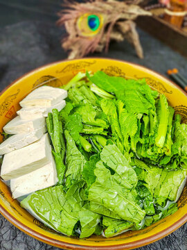苦菜豆腐湯