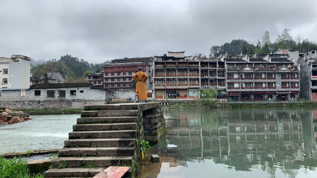 湖南湘西鳳凰古城風(fēng)光