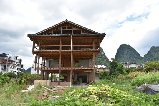 桂林陽朔興坪老寨山大面山