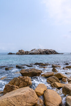 中國(guó)三亞蜈支洲島的情人島
