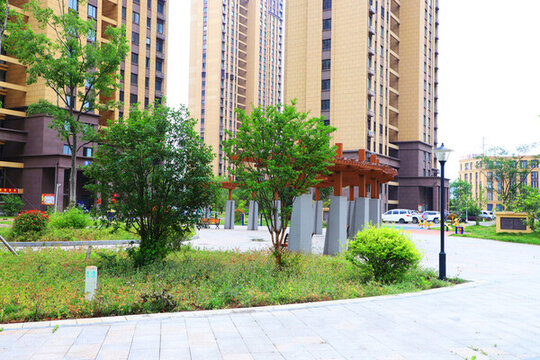 小區(qū)一角