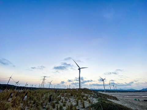 平潭岛旅游风车风力发电机