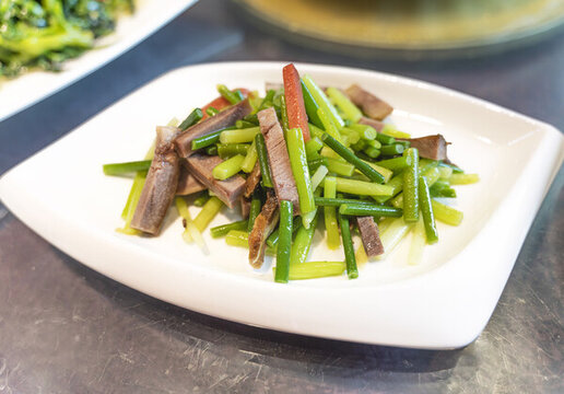 蒜苔臘肉