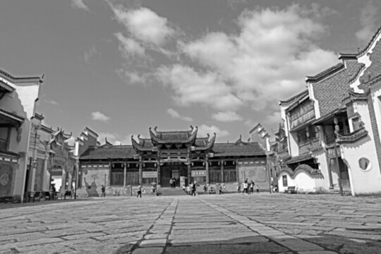 黑白古鎮(zhèn)風(fēng)景