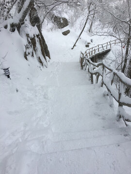 黃山雪景