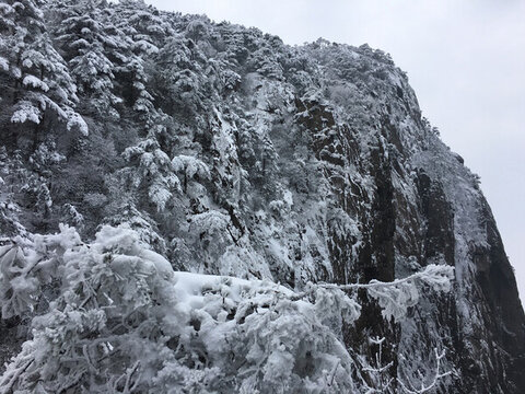 黃山雪景