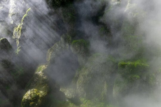 唯美山石風景