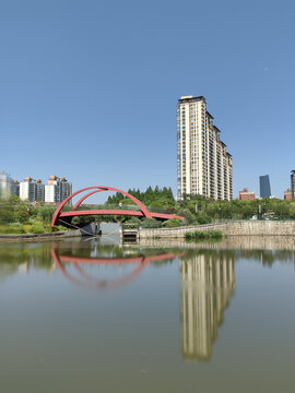 上海蘇州河沿岸建筑景觀