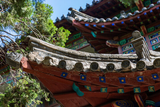 河南大學(xué)開封明倫校區(qū)建筑屋檐