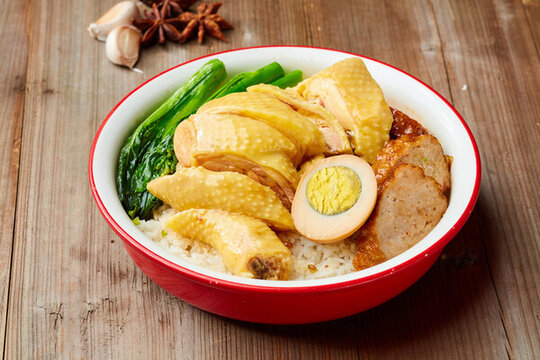 白切雞腿飯