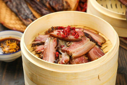 清蒸臘肉