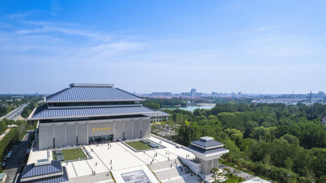 青州博物館新館建筑風景